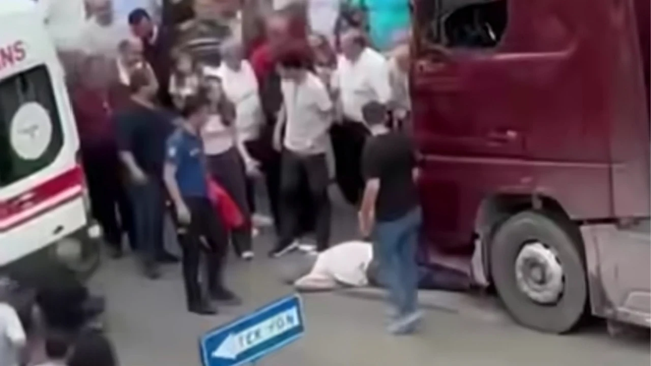 Ordu'da tırın çarptığı yaya yaralandı