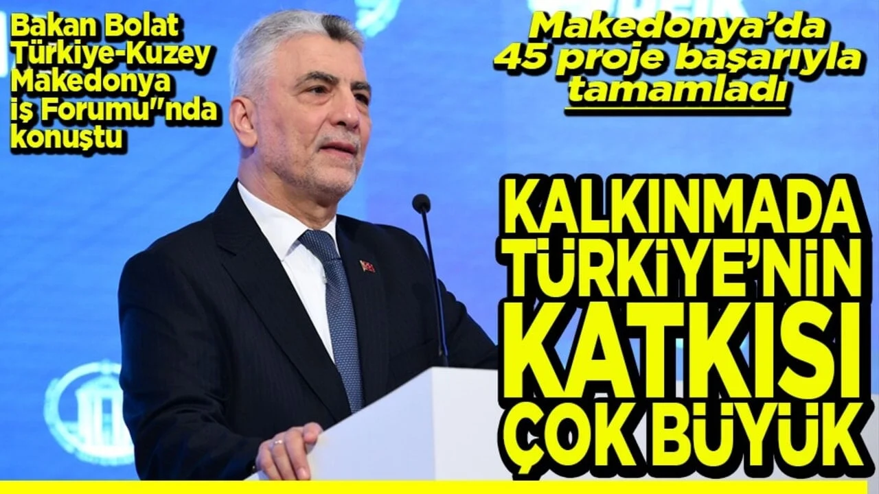 45 proje başarıyla tamamladı Kalkınmada Türkiye’nin katkısı çok büyük