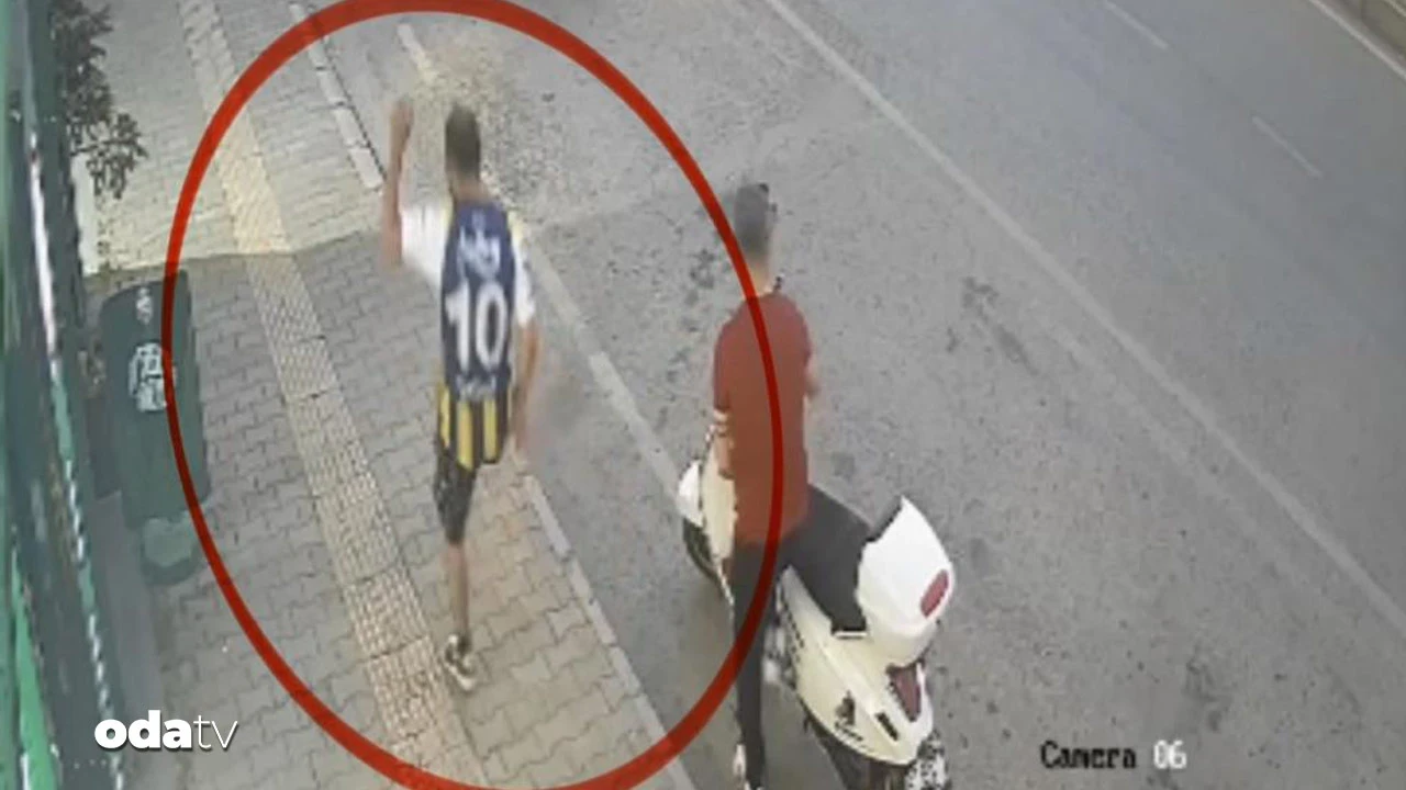 Kediye tekme atan vicdansız kamerada
