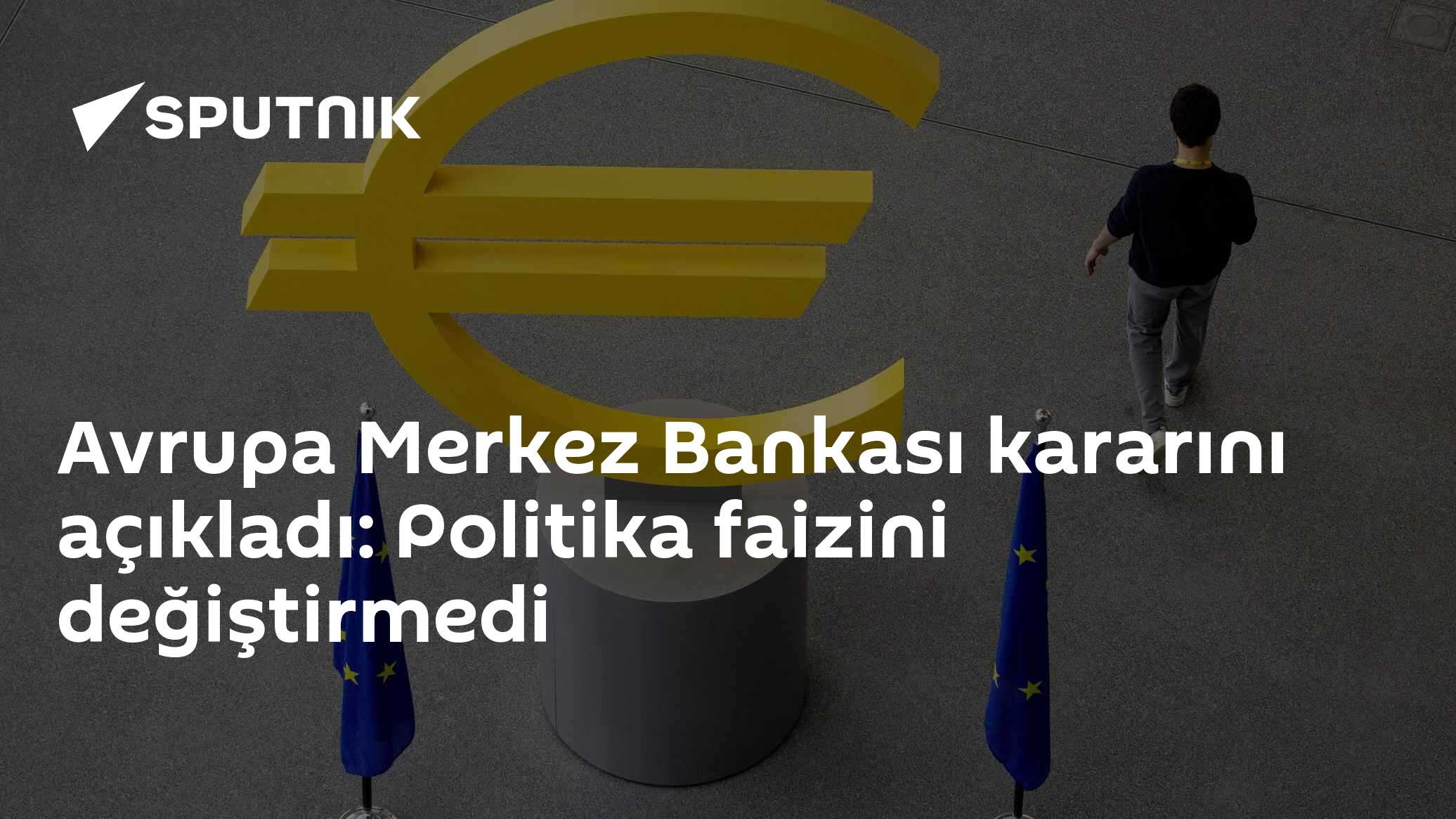 Avrupa Merkez Bankası kararını açıkladı: Politika faizini değiştirmedi