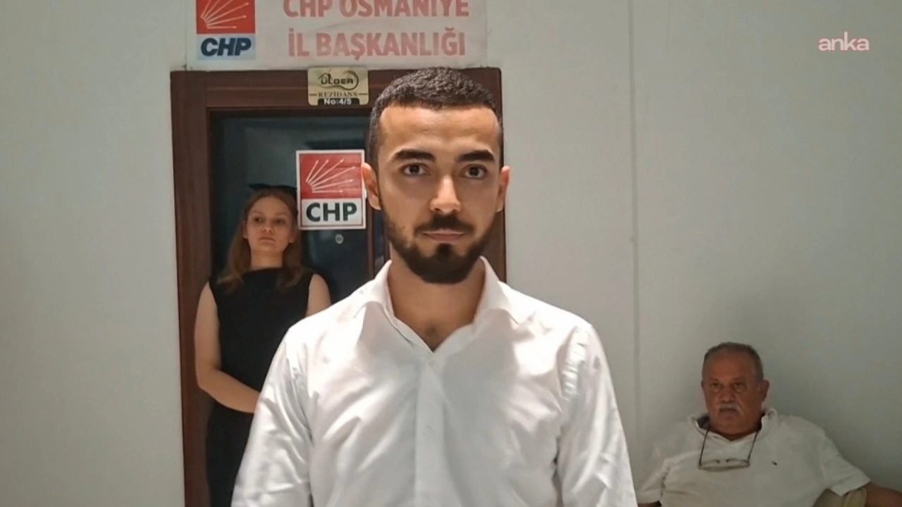 CHP Osmaniye Gençlik Kolları Başkanı Eren Eren'e çirkin saldırı