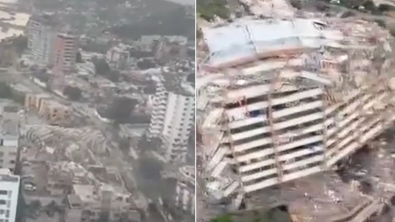 Venezuela'da 7.2 ve 7.5 büyüklüğünde depremler... Yaşanan yıkım havadan görüntülendi