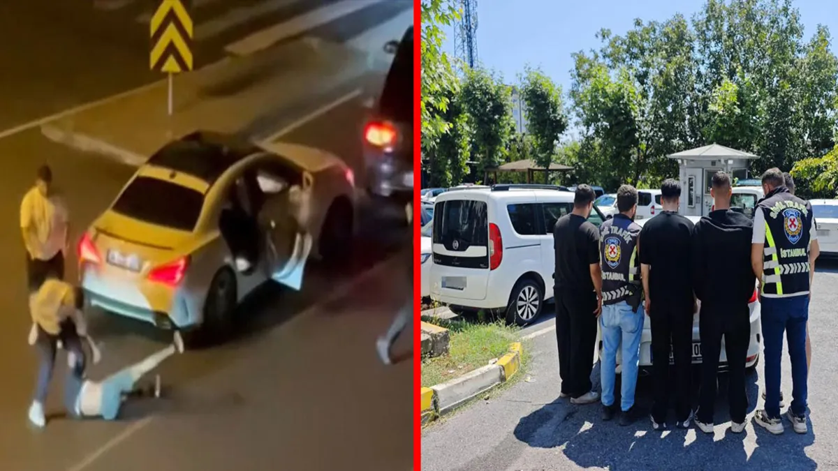 Başakşehir'de trafikte dehşet saçan magandalara 720 bin TL ceza: O anlar kamerada