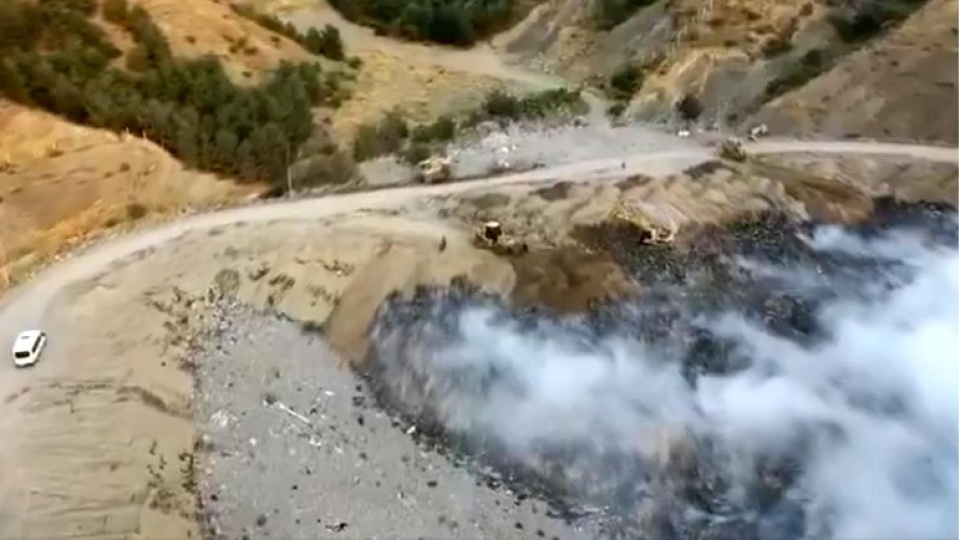 Amasya'da belgesiz katı atık tesisine 2.3 milyon TL ceza
