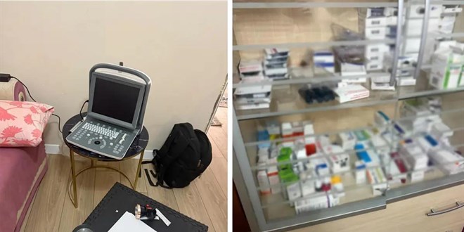 Sahte doktora baskın: Evi muayenehane yapmış