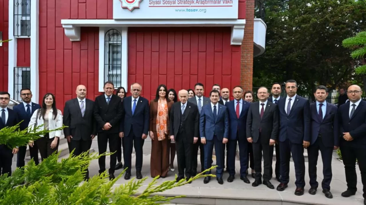 MHP Lideri Devlet Bahçeli, TASAV'ı ziyaret etti!