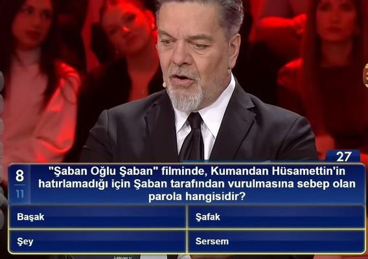 "Şaban Oğlu Şaban" filminde, Kumandan Hüsamettin'in hatırlamadığı için Şaban tarafından vurulmasına sebep olan parola ha..