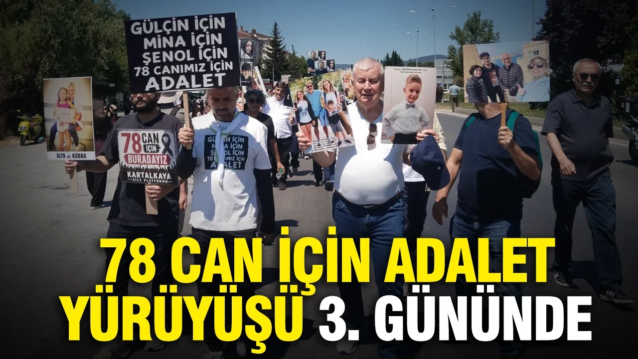 78 Can İçin Adalet Yürüyüşü 3. gününde: "Her geçen gün bu adalet yürüyüşümüz büyüyor"