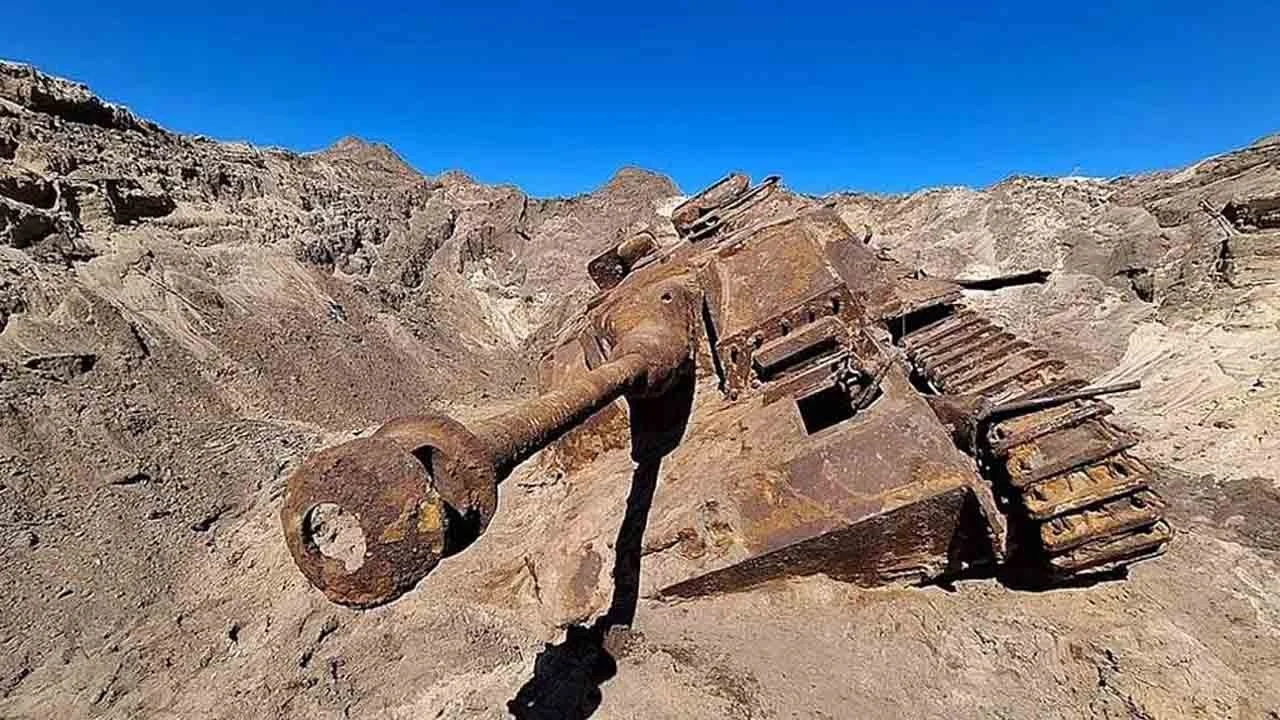 Kumların altında tam 80 yıl gizlendi! 29 tonluk Alman zırhlısı bulundu