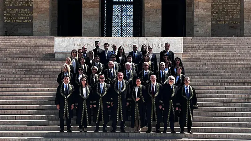 Uyuşmazlık Mahkemesi üyelerinden Anıtkabir'e ziyaret