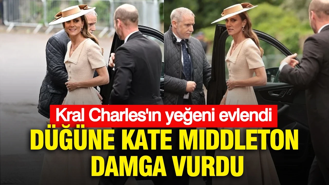 Kral Charles'ın yeğeni evlendi: Düğüne Kate Middleton damga vurdu