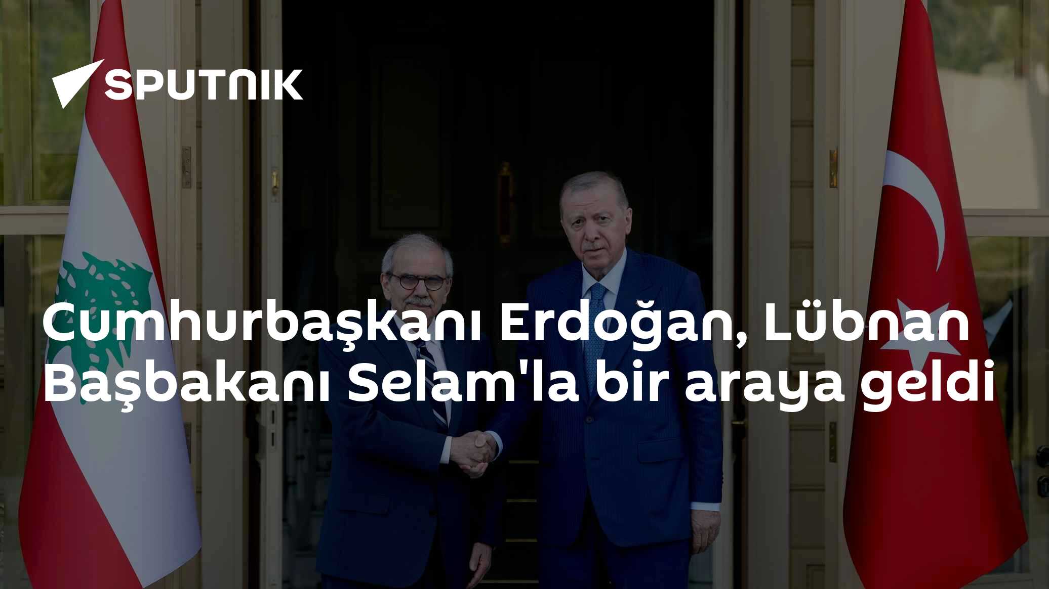 Cumhurbaşkanı Erdoğan, Lübnan Başbakanı Selam'la bir araya geldi