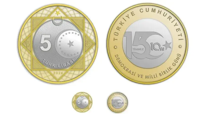 Darphane'den 15 Temmuz'un 10. yılına özel 5 lira