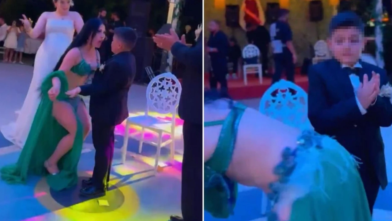 Dansözlü sünnet düğünü sosyal medyada gündem oldu