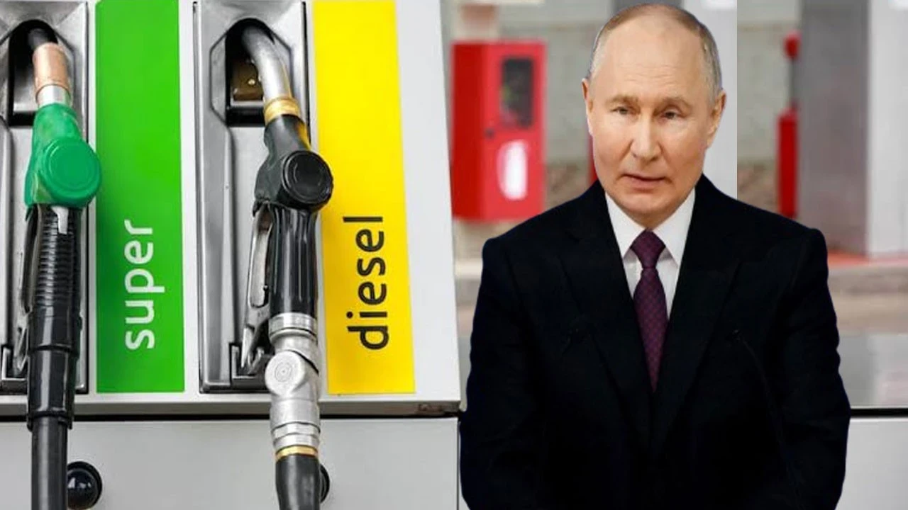 'Akaryakıt istasyonlarında kuyruk var' demişti Putin dizel yakıt ihracatını yasakladı