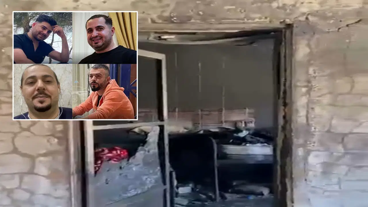 4 Türk işçi hayatını kaybetti: Suudi Arabistan'daki yangın çıkan evden görüntüler...