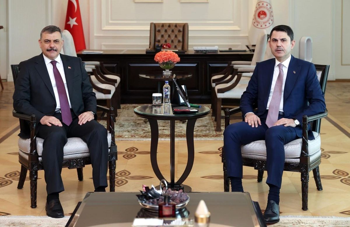 Bakan Çiftçi'den Bakan Kurum'a ziyaret