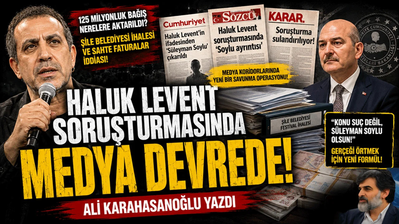 Ali Karahasanoğlu yazdı: “Haluk Levent soruşturması medya eliyle sulandırılıyor”