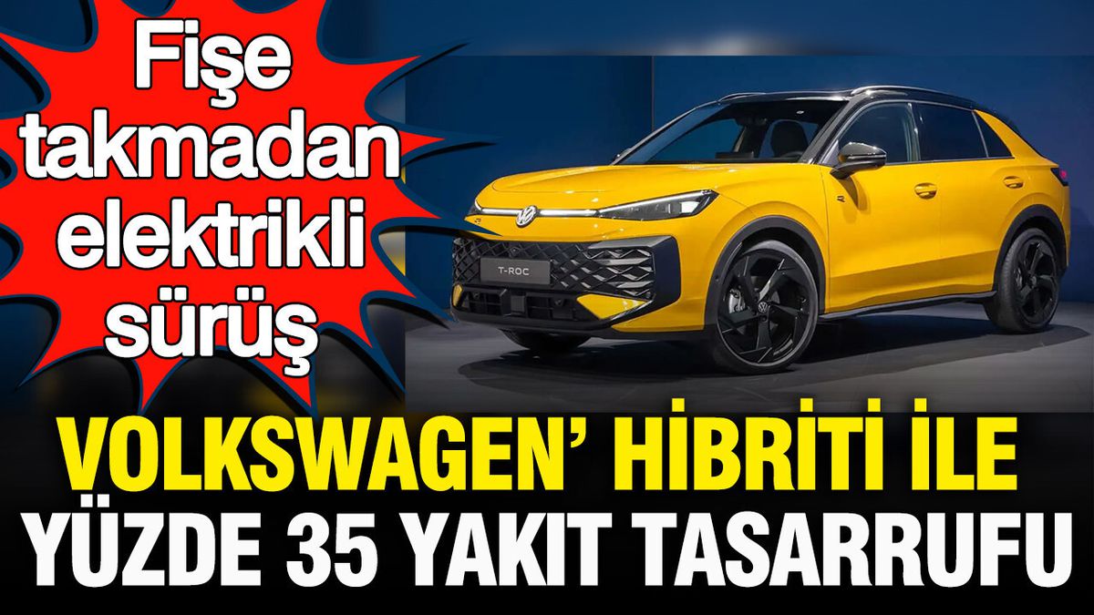 Yeni Golf ve T-Roc Hibrit Altyapısıyla Kendi Kendini Şarj Ediyor