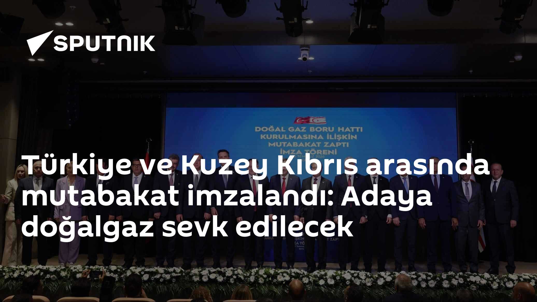 Türkiye ve Kuzey Kıbrıs arasında mutabakat imzalandı: Adaya doğalgaz sevk edilecek