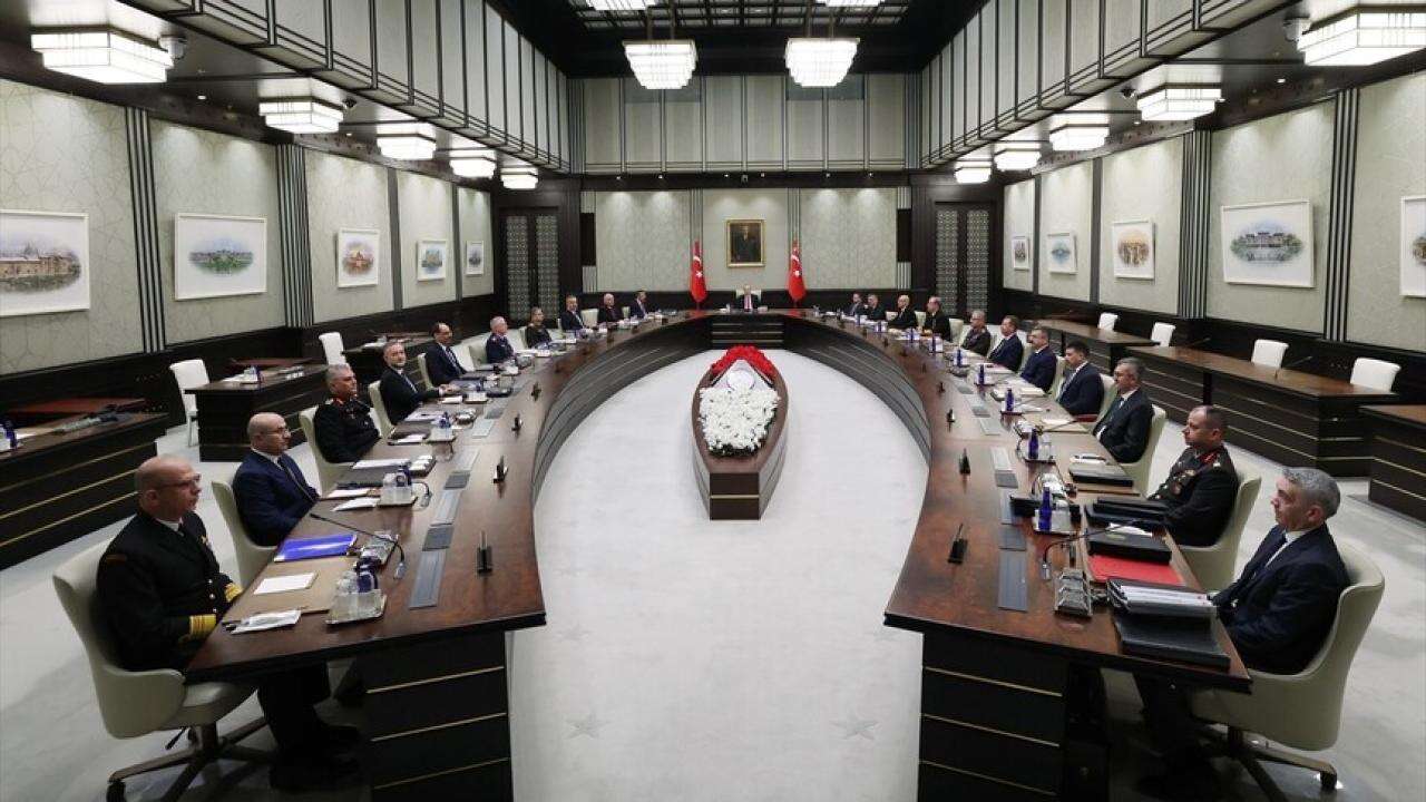 MGK toplantısı Cumhurbaşkanı Erdoğan başkanlığında başladı
