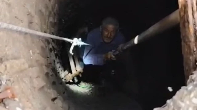 Batman’da su kuyusuna düşen vatandaş kurtarıldı