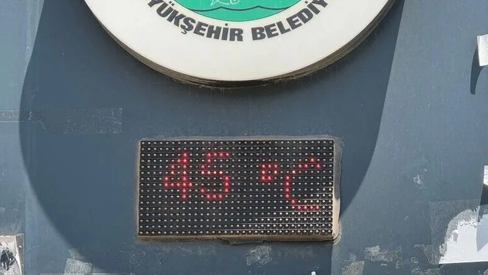 Şanlıurfa'da termometreler 45 dereceyi gösterdi