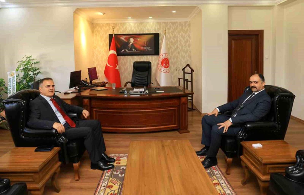 Vali Akbıyık'tan Cumhuriyet Başsavcısı Kayaközü'ne 'Hayırlı Olsun' ziyareti
