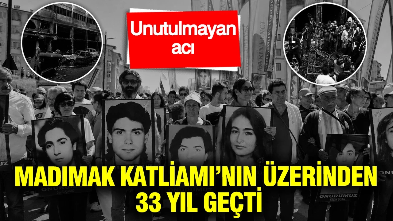 Unutulmayan acı: Madımak Katliamı’nın üzerinden 33 yıl geçti