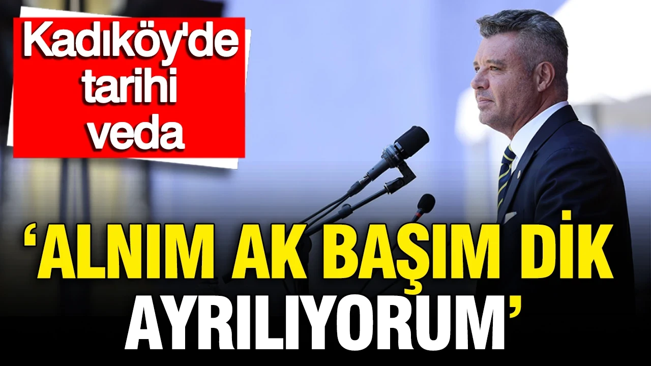 Kadıköy'de tarihi veda: Sadettin Saran seçim kararı sonrası kürsüden helallik istedi: 'Alnım ak, başım dik ayrılıyorum'