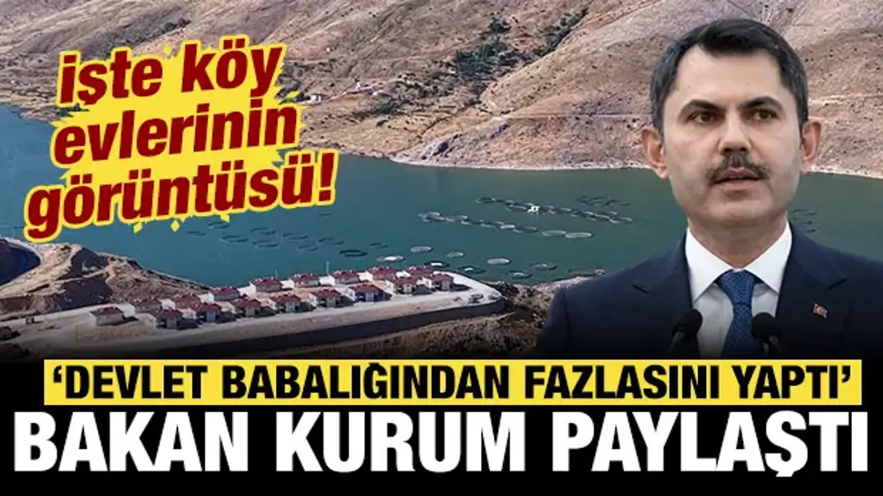 Bakan Kurum paylaştı: Devlet babalığından fazlasını yaptı