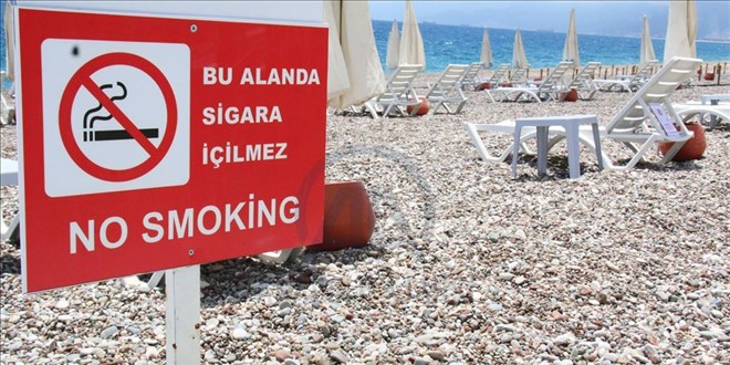 Sahillerde sigara yasağı yarın başlıyor
