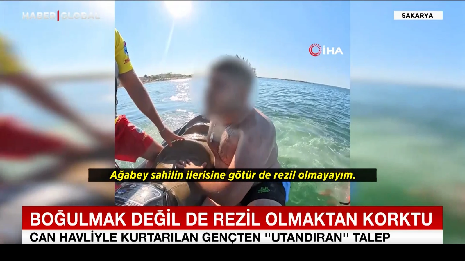 Boğulmak değil de rezil olmaktan korktu: "Ağabey sahilin ilerisine götür de rezil olmayalım"