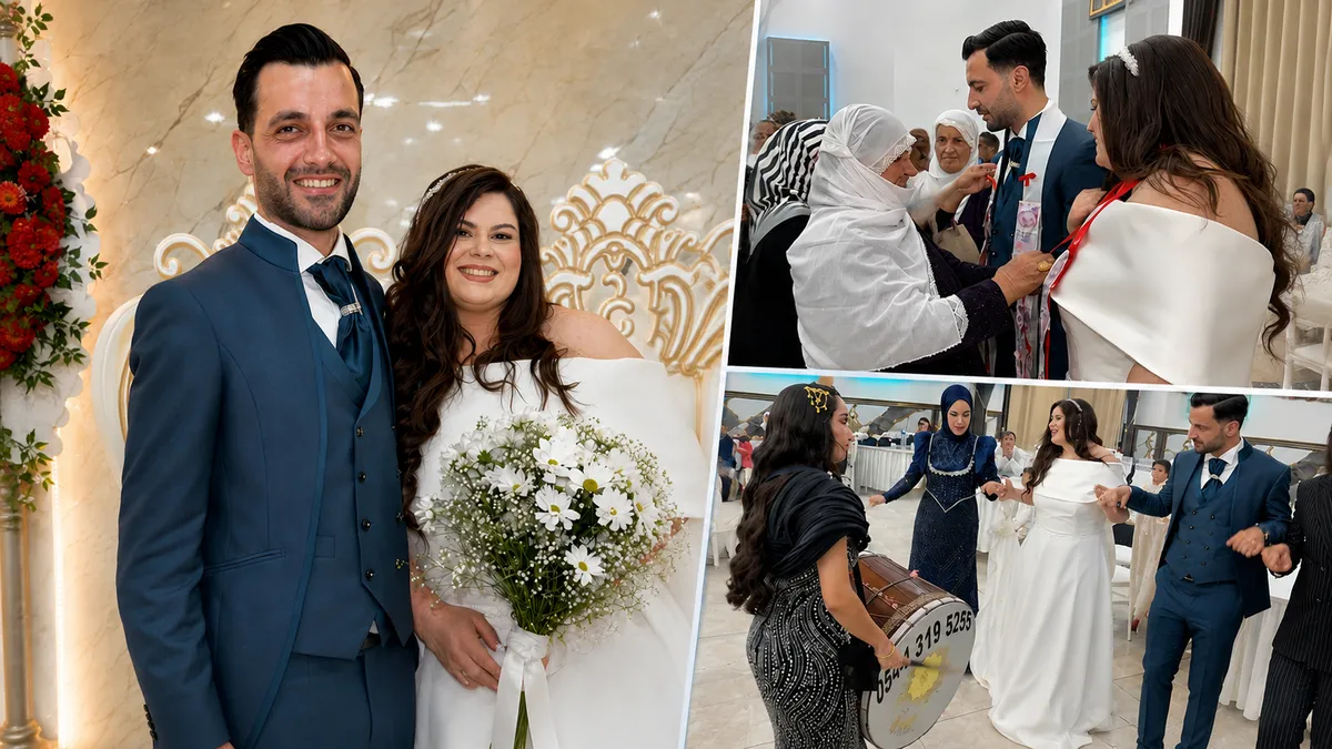 Müslüman olan İtalyan geline Midyat'ta yöresel düğün!