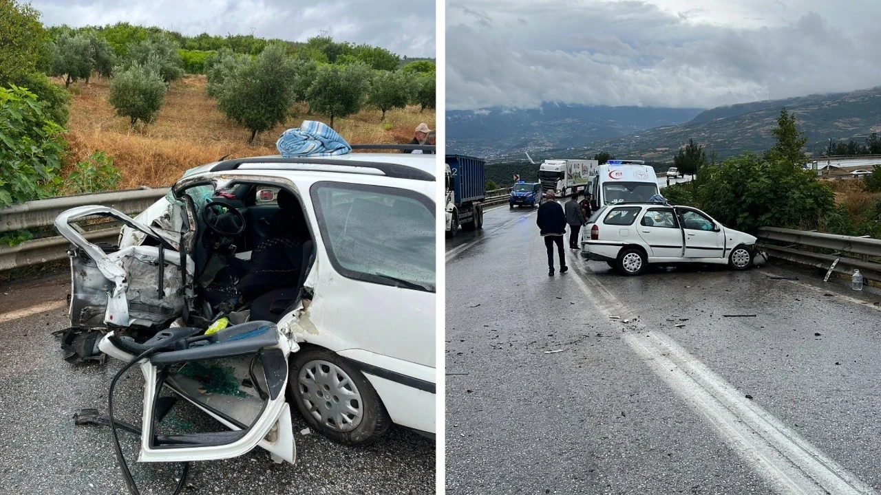 Otomobil TIR'a çarptı: Ölü ve yaralılar var