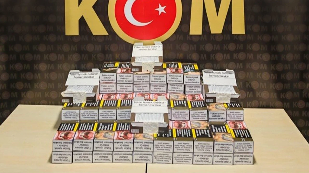 Kaçakçılık operasyonunda 20 bin dolu makaron ele geçirildi