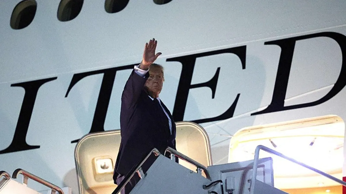 Dünyanın takip ettiği uçuş: Trump'ın Ankara'ya gelişi ilk sıraya yerleşti