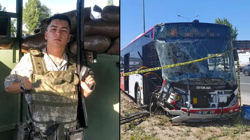 Hastaneden birliğine dönerken kazada öldü