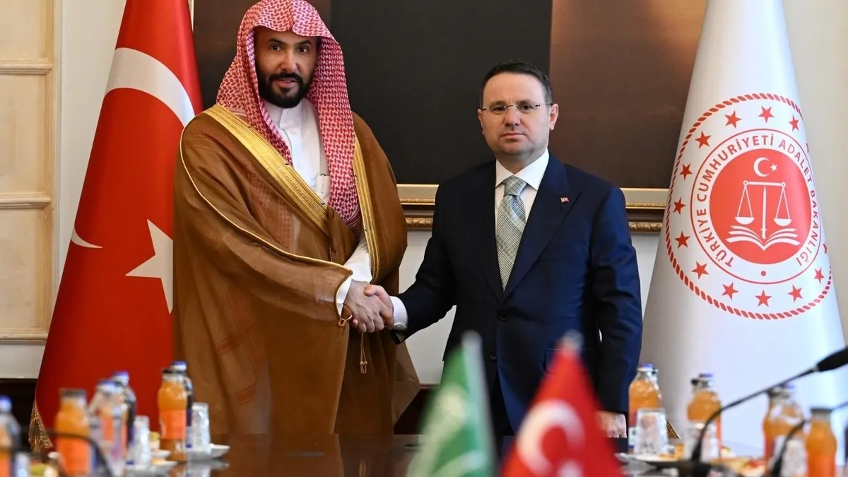 Adalet Bakanı Gürlek, Suudi mevkidaşı Al Smani ile görüştü