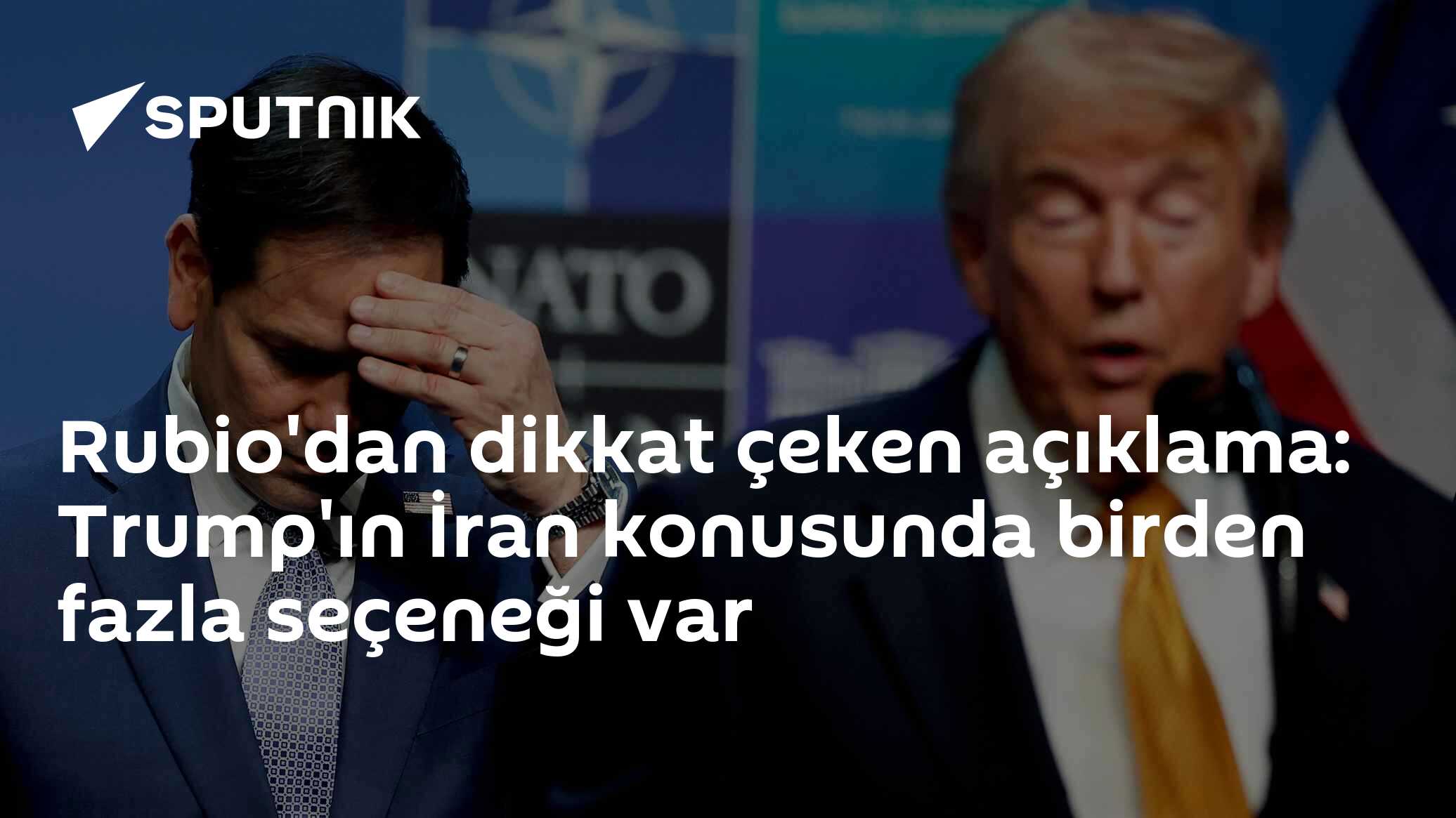 Rubio'dan dikkat çeken açıklama: Trump'ın İran konusunda birden fazla seçeneği var