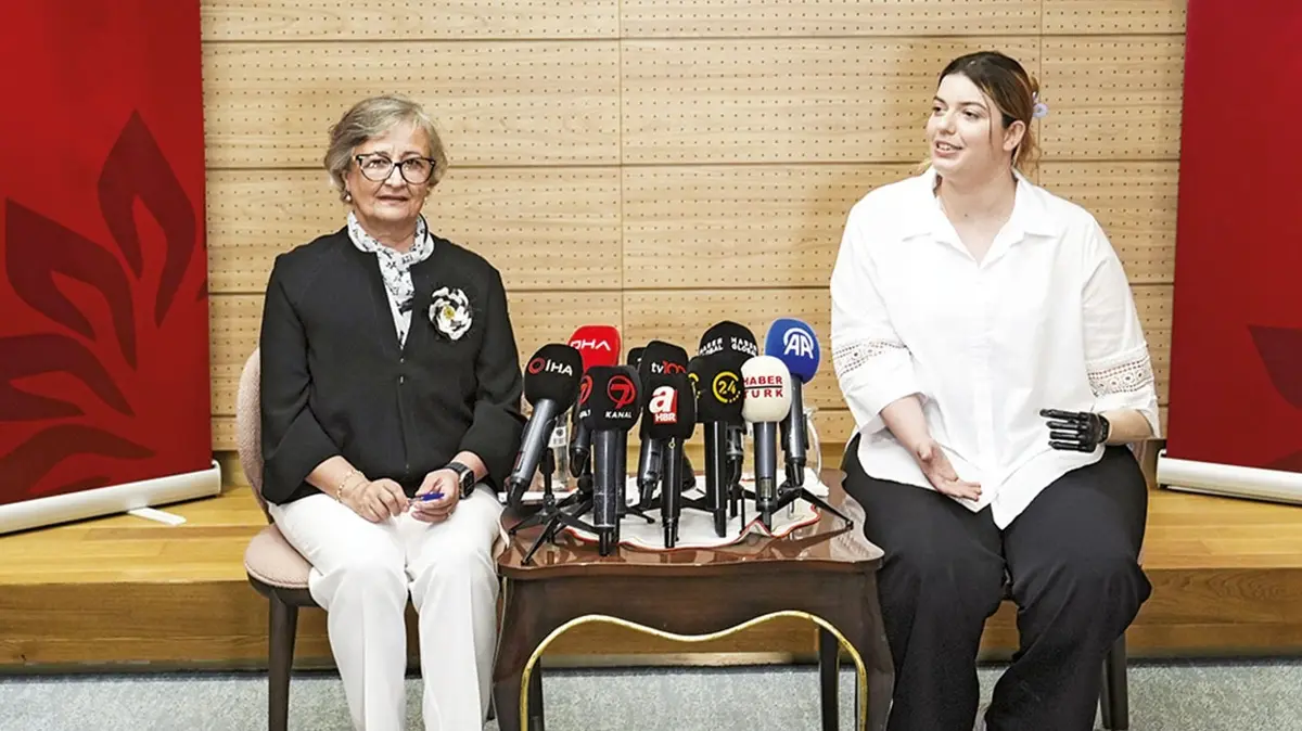 Afetzede anneye biyonik kol