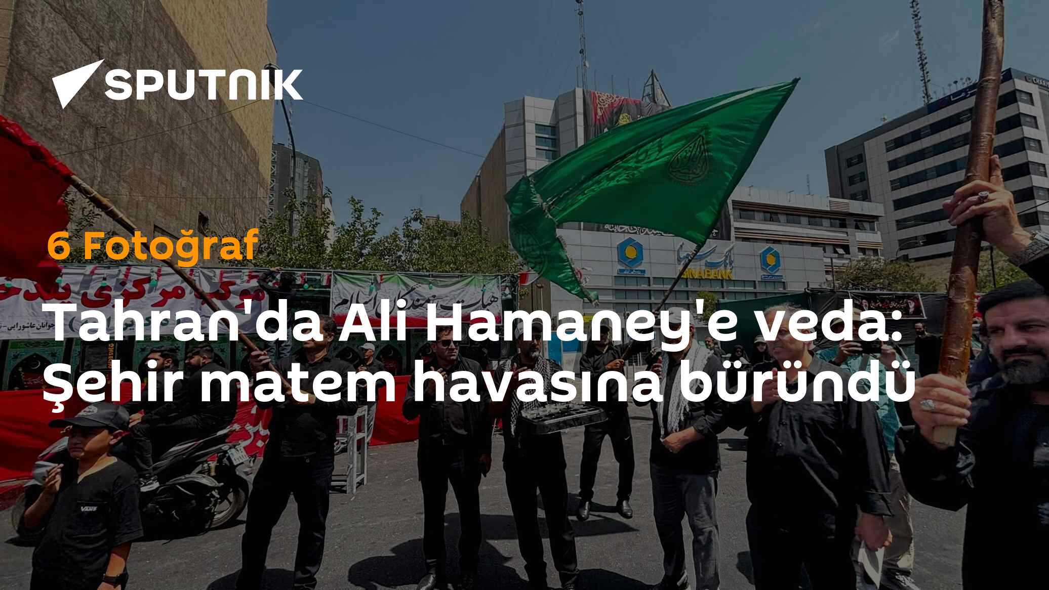 Tahran'da Ali Hamaney'e veda: Şehir matem havasına büründü