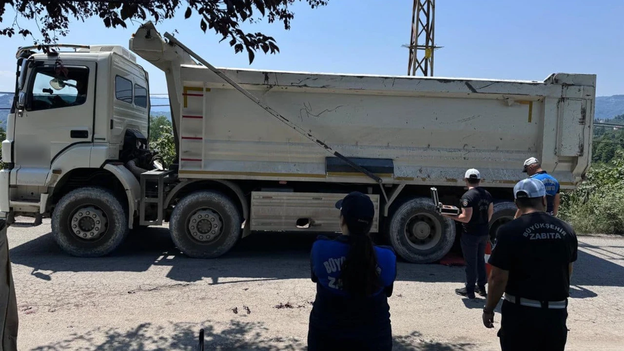 Ağır tonajlı araçlara geçit yok: Ordu'da 11 araca cezai işlem uygulandı