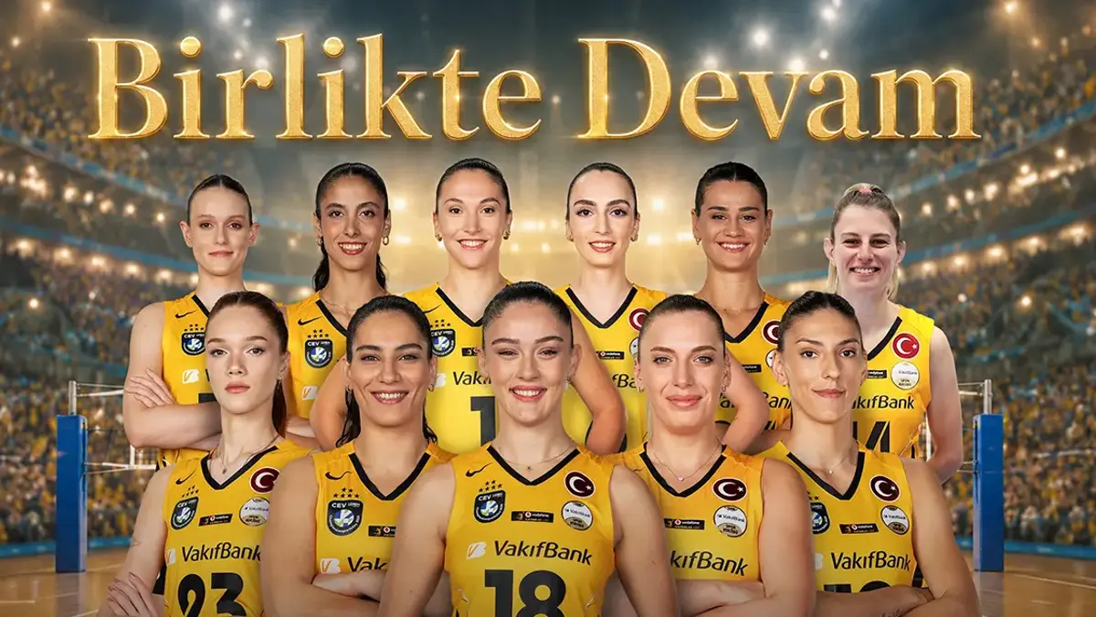 VakıfBank, 11 oyuncusuyla “devam” dedi