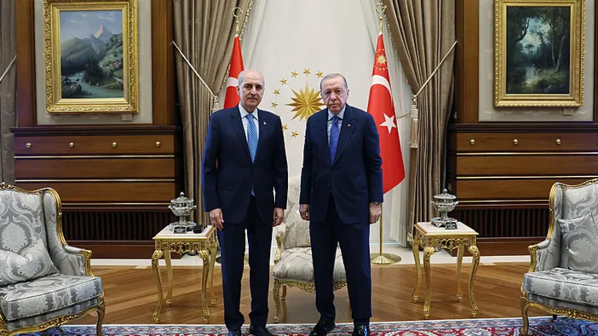 Başkan Erdoğan TBMM Başkanı Kurtulmuş'u kabul etti
