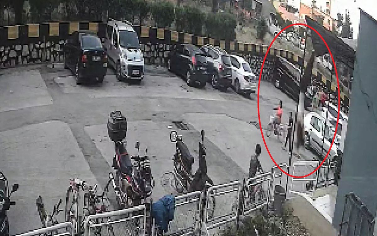 12'inci kattan düşen Ecrin, yaralı kurtuldu; o anlar kamerada