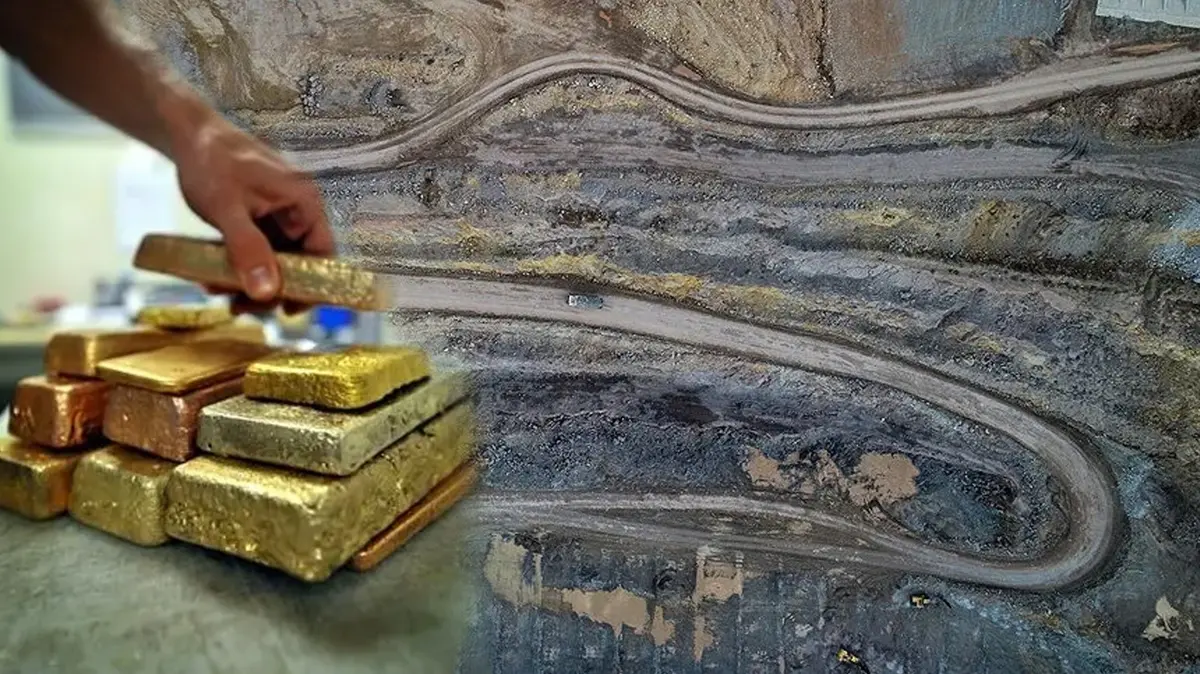 Toprağı kazdıkça servet çıkıyor... 1.8 milyar dolarlık altın hazinesinde ilk döküm!