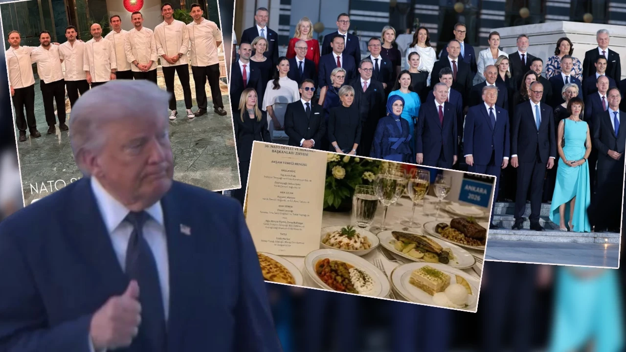 Trump Türk mutfağına hayran kaldı! Dünya Liderlerine Türk Mutfağı Şovu: Ünlü şef ortaya çıktı