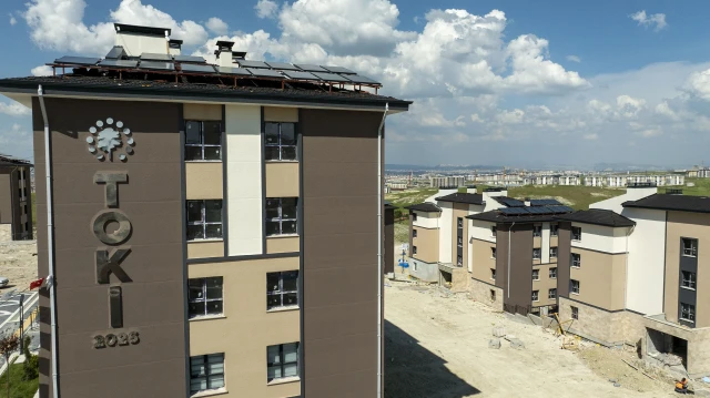TOKİ'nin satışa çıkaracağı örnek daireler görüntülendi