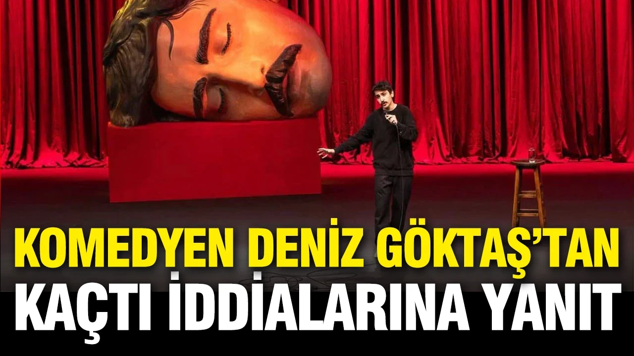 İktidar medyası hedef göstermişti: komedyen Deniz Göktaş 'kaçtı' iddialarına yanıt verdi